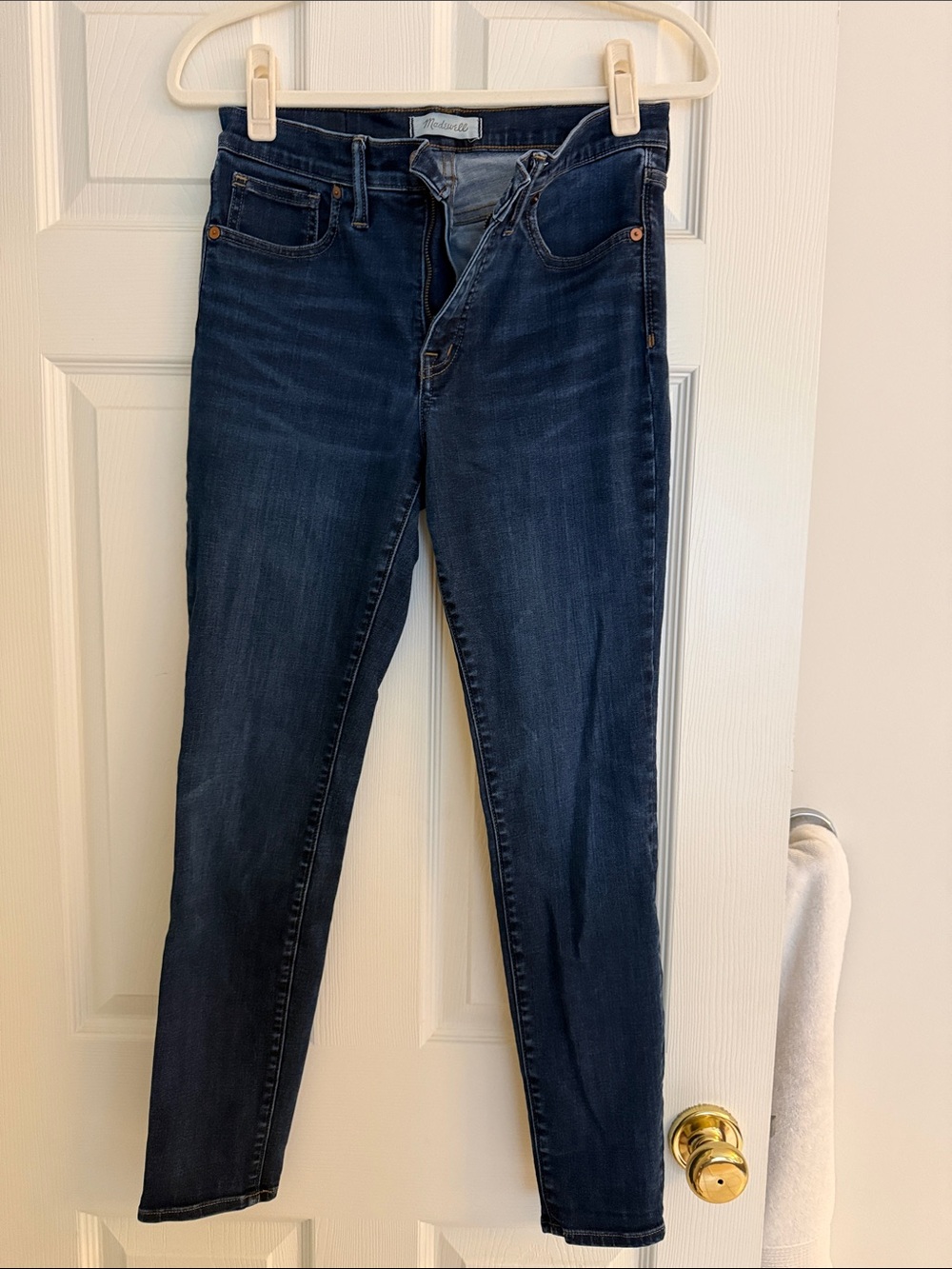 Madewell Dark Wash Skinny Jeans